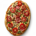 Pinsa Prosciutto E Funghi